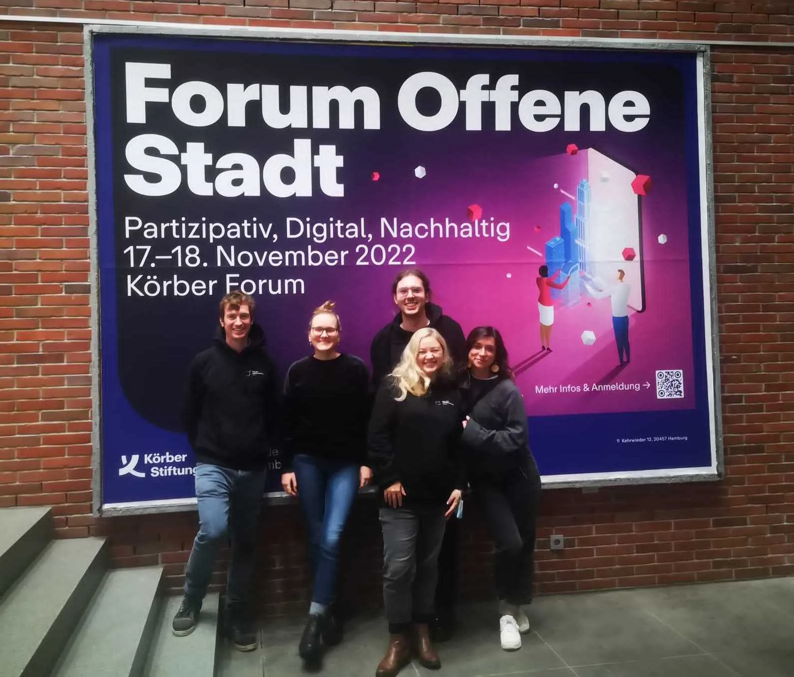 Team ODIS auf dem Forum offene Stadt